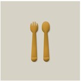 Interbaby silikonski set pribora za jelo Earth Ocher | shoptok.hr