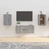 vidaXL Zidni TV ormarići 2 kom boja sivog hrasta sonome 40x34,5x60 cm Cijene