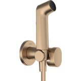 Hansgrohe ecosmart higijenski tuš za toplu vodu sa držačem za tuš i tuš crevom bronza 29232140