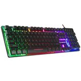  Tastatura gaming RAMPAGE Titan K9 Black USB Rainbow Color Backlit US/EGNLISH Layout FULL SIZE | Eponuda.ba