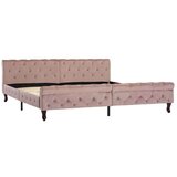 vidaXL okvir za krevet ružičasti baršunasti 200 x 200 cm | shoptok.hr
