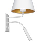  Zidna lampa ARDEN 1xE27/60W+1xG9/8W/230V bela/zlatna | Eponuda.com