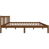  Za krevet od masivnog drva smeđa boja meda 140 x 190 cm | shoptok.hr