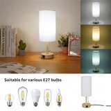  Brilagi - Stona lampa sa USB portom TABLON 1xE27/25W/230V hrast/bež/bela | Eponuda.com