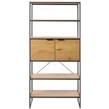 Unique Furniture Regal v hrastovem dekorju v naravni barvi 90x190x40 cm Cesura – | Shoptok.si