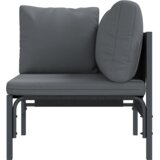  Zunanja Pohištvo z blazino Antracit 80 x 80 x 71 cm Jeklo, (5000282290) | Shoptok.si