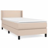 Maison Chic Box spring postelja - Vzmetna postelja z vzmetnico kapučino 100x200cm umetno usnje SL20411, (21881710) Cene