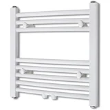 vidaXL kopalniški cevni radiator za centralno ogrevanje zaobljen 480x480 mm