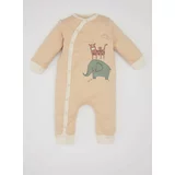Defacto Baby Boy Newborn Safari Printed Jumpsuit