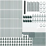  Heksagonalna ograda s betonskom osnovom 100 x 1,4 m Zelena | shoptok.hr