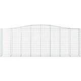  Lučne gabionske košare 15kom 400x50x140/160cm pocinčano željezo | shoptok.hr