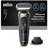 Braun Brijac Serije 7 72-C1200s za mokro i suho brijanje za muškarce, zlato | shoptok.hr