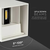 Spoljašnje LED zidno svetlo LED/11W/230V 3000K IP65 belo | Eponuda.com