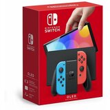 Nintendo Switch Console (OLED Model) Neon Red and Blue Cene'.'