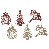 Dekordom novogodišnja dekoracija - hanging ornament assorted 13cm 028919 - kmg ( 043326 ) | ePonuda.com
