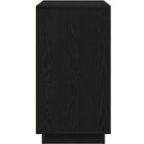  Komoda Crna Hrast 80x34x75 cm Konstruirano drvo | shoptok.hr