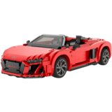Lean_Toys Kocke za sestavljanje AutoRC 1:14 Audi R8 Spyder 1440 Elements Rastar 93800 | Shoptok.si