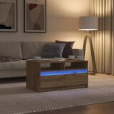  Kava Stol S LED lampica Umjetnička hrastovina 90 x 50 x 45 cm | shoptok.hr