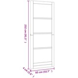  Unutarnja vrata Prirodna 83 x 232 cm Šperploča | shoptok.hr