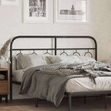  Kovinsko posteljno vzglavje črno 140 cm, (21290815) | Shoptok.si