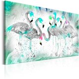  Slika - Turquoise Flamingoes 120x80 | shoptok.hr