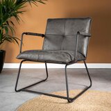 MID.YOU FOTELJ, antracit kovina, tekstil | Shoptok.si