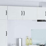 vidaXL Stenska kuhinjska omarica Visok sijaj bela 50 x 31 x 40 cm | Shoptok.si