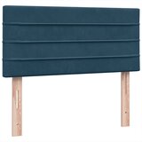 Box Spring krevet s madracem tamnoplavi 80x210 cm baršun | shoptok.hr