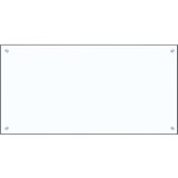 vidaXL Kuhinjska zaščitna obloga prozorna 100x50 cm kaljeno steklo | Shoptok.si