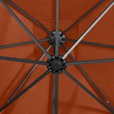  Konzolni vrtni suncobran sa stupom LED 250 cm terakota | shoptok.hr