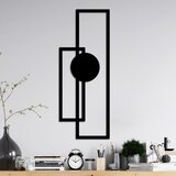 Opviq zidna dekoracija Astratto-1, 32x85 cm, 1.5 mm, Crna Cene