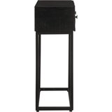 Konzolni stol crni 90 x 30 x 76 cm masivno drvo manga i željezo | Eponuda.ba