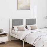  Tapecirani uzglavlje Bijelo 120 cm Čvrsto borovo drvo | Eponuda.ba