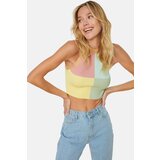 Trendyol Yellow Color Block Knitwear Blouse | ePonuda.com