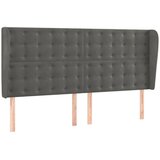  box spring s madracem LED tamnosivi 200x200 cm baršun | shoptok.hr