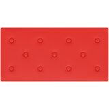  Zidna uzglavlja 12 pcs Crvena 60 x 30 cm Lažna koža | shoptok.hr