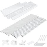 Lean Toys Vrtni paviljon, komercialni šotor s 4 stranskimi stenami, bela, 3x3 m | Shoptok.si