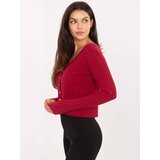 Passione moda Sweater-PM-SW-R1639.27-burgundy | shoptok.hr
