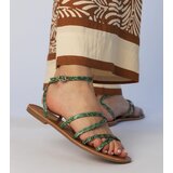 Gemre Green flat-soled sandals Kates | shoptok.hr