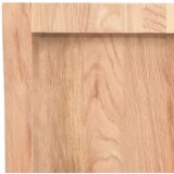 Stolna ploča svjetlosmeđa 100 x 40 x 6 cm tretirana hrastovina | shoptok.hr
