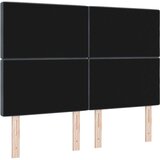 vidaXL naslon za glavu s kristalnim gumbima, tapeciran, tamno sivi, 160 cm Cijene