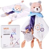 Kaichi My Sweet Ko Bear tješilica medvjedić s dekicom i drvenom glodalicom, 33 cm | shoptok.hr