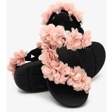 Resti Bright pink women's sandals with flowers Alferroy | Shoptok.si