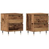  Noćni ormar 2 pcs Staro drvo 40 x 35 x 50 cm Konstruirano drvo | Eponuda.com