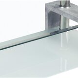 Modern Living klubska miza silvia, siva, steklo | Shoptok.si