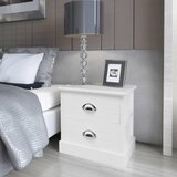  Francuski Noćni Ormarići 2 kom Bijeli | shoptok.hr