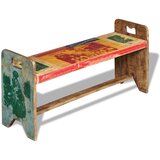  Klupa od masivnog obnovljenog drva 100 x 30 x 50 cm | shoptok.hr