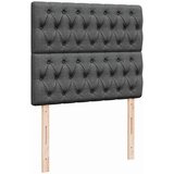  Otomanski krevet s madracem tamnosivi 120x190 cm tkanine | shoptok.hr