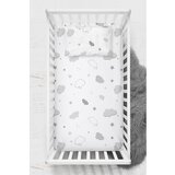 Mijolnir Bijela dječja plahta za dječji krevetić od renforce pamuka 100x150 cm Bulut – | shoptok.hr