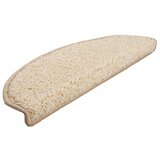  Prostirke za stepenice 10 kom 65x21x4 cm krem poluokrugle velike | shoptok.hr
